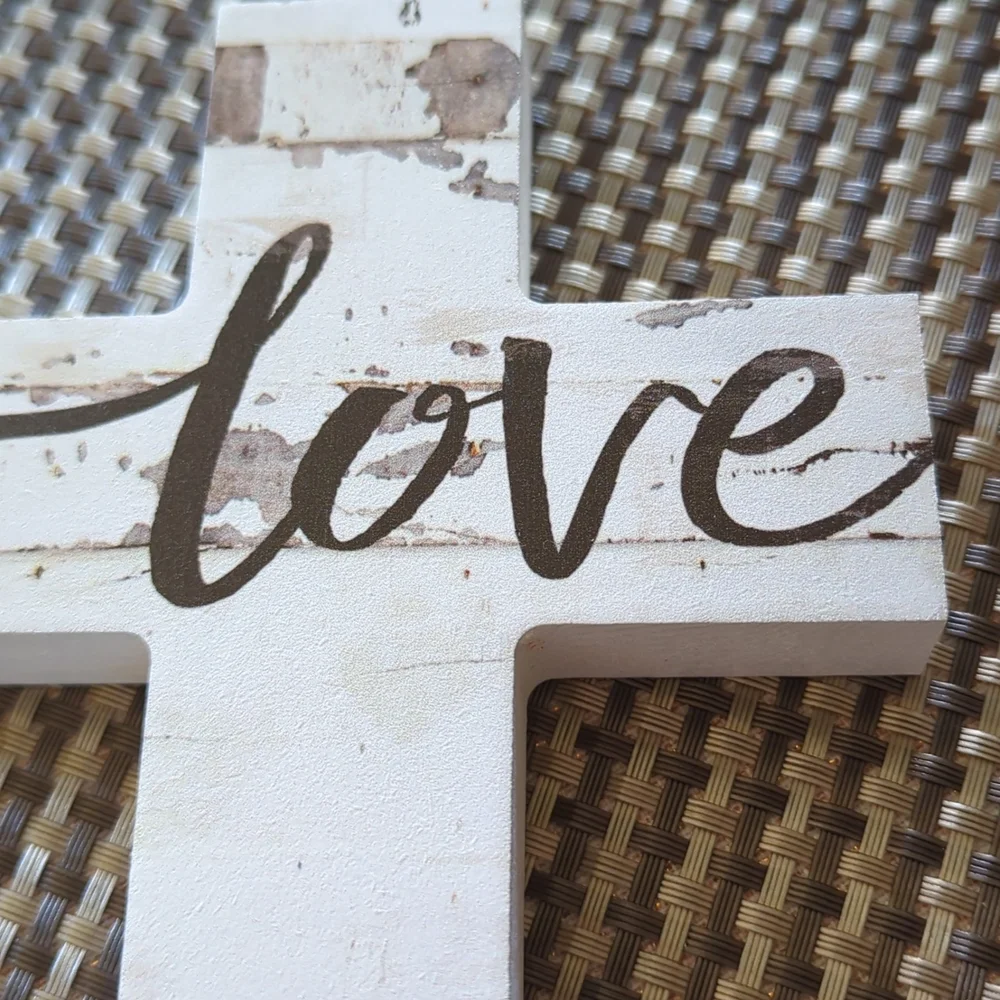 Wooden Love Cross
